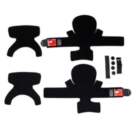 EVS RS9 Rebuild Kit (Liners/Straps/Patella cups) Black - XL