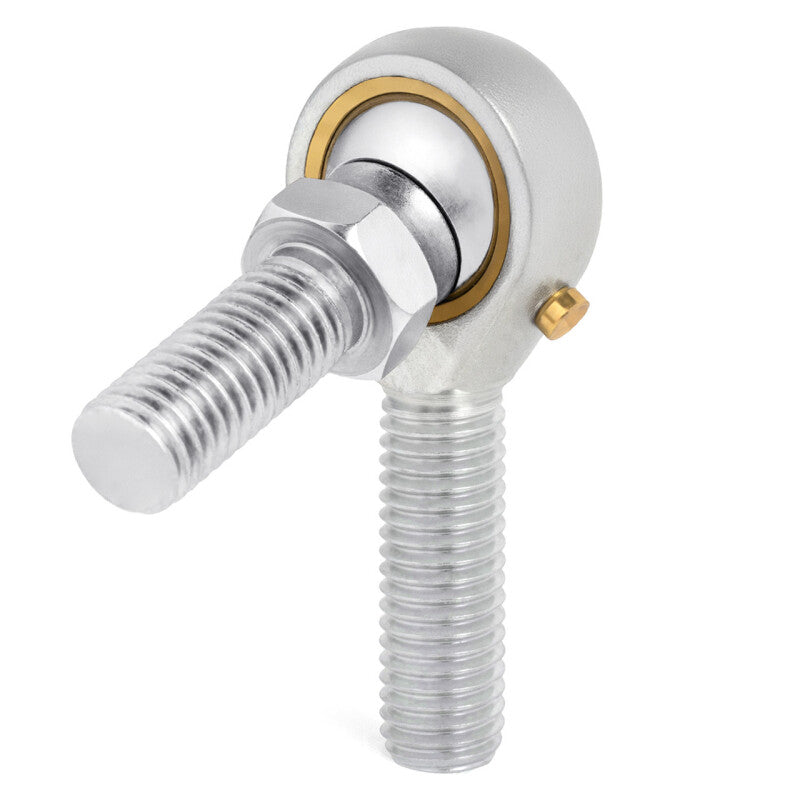 QA1 V Series 3-Pc Rod End - Male/Left Hand - 16mm Bore x M16x2.0 w/Stud - Carbon Steel