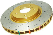 Load image into Gallery viewer, DBA 2012+ Jeep Grand Cherokee 4000 Series Cross Drilled &amp; Dimpled Rear Rotor