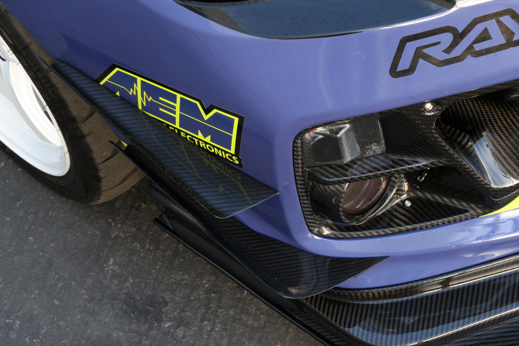 Carbon Fiber Front Bumper Top Canards - Subaru WRX STI 2015-2017