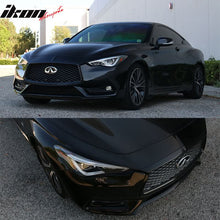 Load image into Gallery viewer, 2017-2022 Infiniti Q60 Gloss Grill Foglight Vent Chrome Delete Vinyl