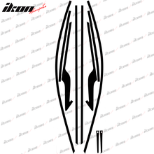 Load image into Gallery viewer, 2017-2019 Infiniti Q60 Coupe Gloss Black Window Trim Chrome Delete Kit