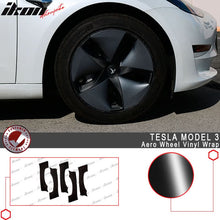 Load image into Gallery viewer, 2017-2023 Tesla Model 3 Gloss Black Chrome Delete Vinyl Kit Wheel Rim