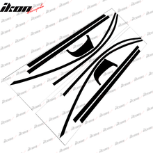 Load image into Gallery viewer, 2013-2017 Honda Accord Gloss Black Window Trim Chrome Delete Vinyl Kit