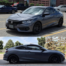 Load image into Gallery viewer, 2016-2020 Honda Civic Matte Black Window Trim Chrome Delete Vinyl Kit