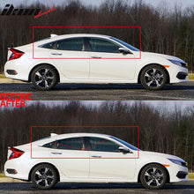Load image into Gallery viewer, 2016-2021 Honda Civic Sedan Window Trim Chrome Delete Vinyl Kit