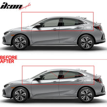Load image into Gallery viewer, 2017-2020 Honda Civic White Window Trim Chrome Delete Vinyl Kit