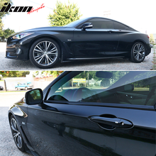 Load image into Gallery viewer, 2017-2020 Infiniti Q60 Gloss Black Door Handle Chrome Delete Vinyl Kit