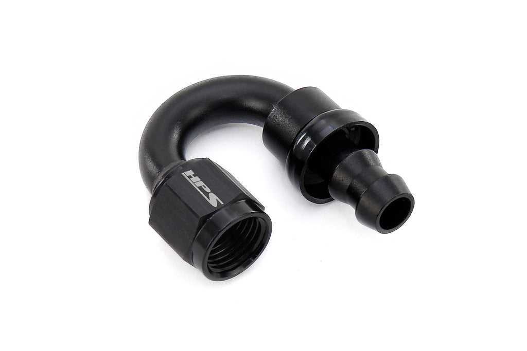HPS Performance 150 Series AN -6 Push-On 180 Degree Hose End 150-1806