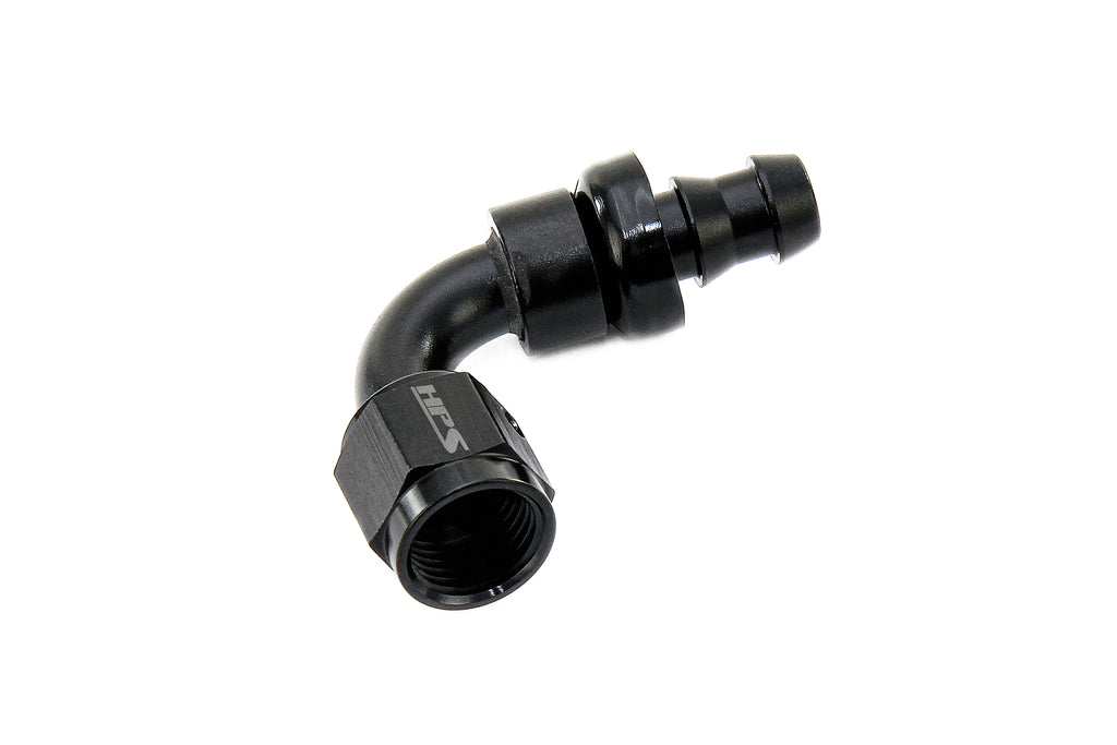 HPS Performance 150 Series AN -6 Push-On 90 Degree Hose End 150-9006