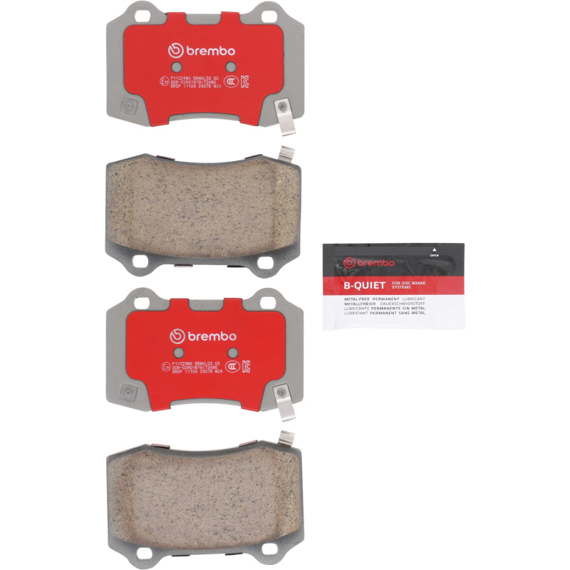 Brembo 2007+ Cadillac CTS / 09-15 Chevrolet Camaro Xtra Ceramic Brake Pad - Rear