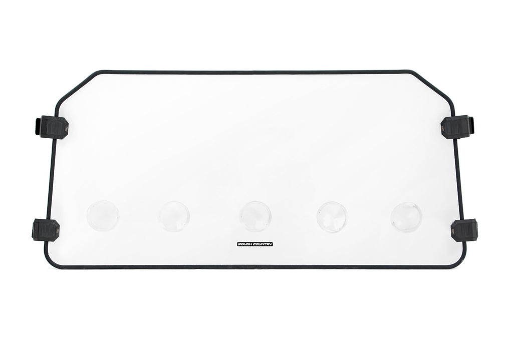 Vented Full Windshield | Scratch Resistant | Polaris General XP 4 1000 