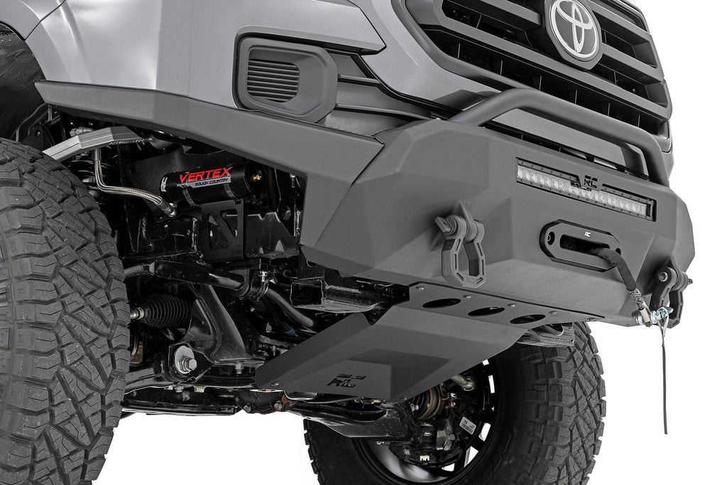 Front Bumper | Hybrid | 20" Blk White DRL LED | Toyota Tacoma 2WD/4WD (16-23)