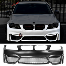 Load image into Gallery viewer, 2009-2011 BMW E90 E91 3 Series Sedan Wagon M4 Style Front Bumper PP