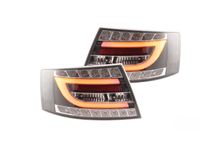 Load image into Gallery viewer, Audi A6 (C6/4F) Sedan Black LED Taillights Set (2004-2008)