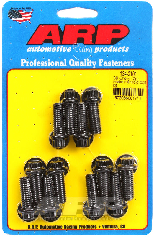 ARP SB Chevy 12pt Intake Manifold Bolt Kit (3/8 Socket)