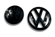 Load image into Gallery viewer, VW Golf 7 - Base, GTI, R - Gloss Black Aftermarket Emblem Set (2012-2017)