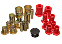 Load image into Gallery viewer, Energy Suspension 73-74 Camaro / 73 GrandAm/GrandPrix Red Control Arm Bushing Set - Complete Set