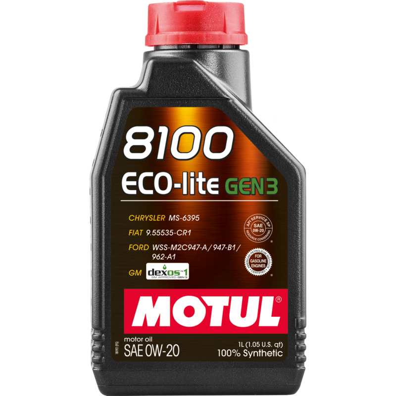 Motul 1L 8100 Eco-Lite Gen3 0W20