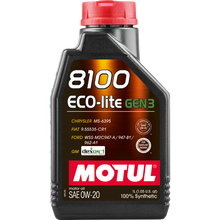 Load image into Gallery viewer, Motul 1L 8100 Eco-Lite Gen3 0W20