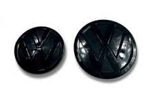 Load image into Gallery viewer, VW Golf 7.5 Black Aftermarket Emblem Set (2018-2019)