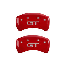 Load image into Gallery viewer, MGP Rear set 2 Caliper Covers Engraved Rear S197/GT Red finish silver ch