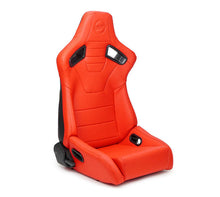 Load image into Gallery viewer, NRG Omega Reclinable Racing Seat (Pair) Red with Black Carbon Vinyl Back