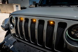 Oracle Pre-Runner Style LED Grille Kit for Jeep Wrangler JL - Amber NO RETURNS