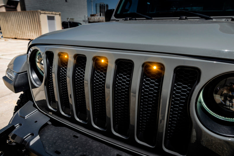 Oracle Pre-Runner Style LED Grille Kit for Jeep Gladiator JT - Amber NO RETURNS
