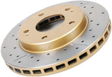 DBA 13-19 Lexus ES300h Front Street Series Drilled & Slotted Rotor w/Gold Hat