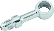 Load image into Gallery viewer, Twin Power Chrome Brake Fitting 7/16 Inch X AN3 Straight Banjo Adaptor