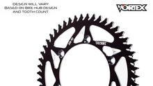 Load image into Gallery viewer, Vortex Racing Aluminum Rear Sprocket 525 48 Tooth- Black