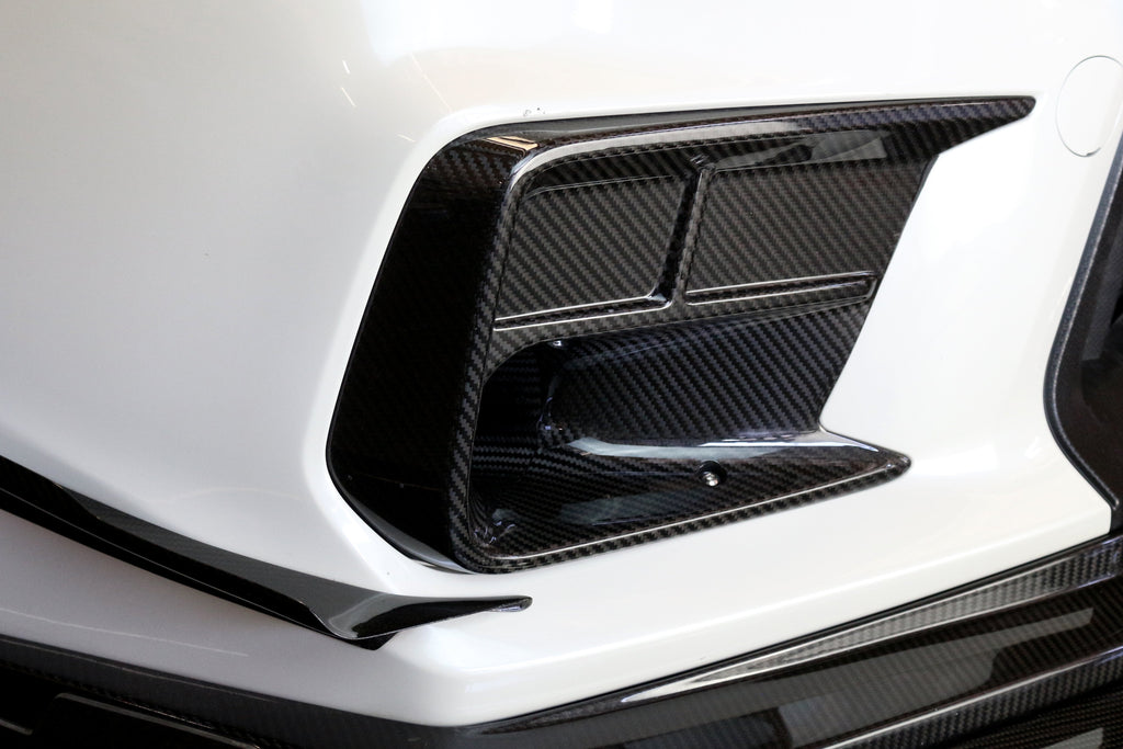 APR Subaru WRX STI Carbon Fiber Front Bumper Bottom Canards 2018-2021