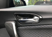Load image into Gallery viewer, AutoTecknic Dry Carbon Interior Door Handle Trim Set - F87 M2 | F22 2-Series | F20 1-Series