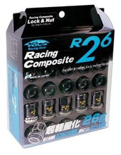 Load image into Gallery viewer, Project Kics 12X1.50 Black R26 Lug Nuts - 16+4