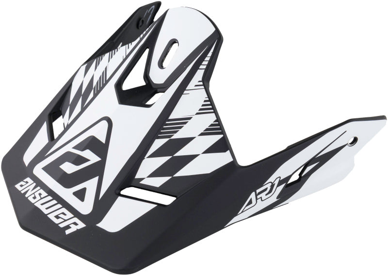 Answer AR1 Sweep Visor Black/WhiteYouth