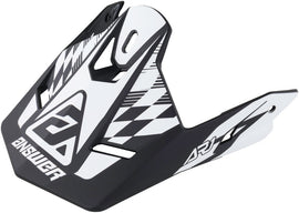Answer AR1 Sweep Visor Black/WhiteYouth