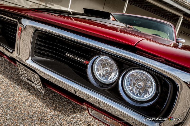 Oracle Pre-Installed Lights 5.75 IN. Sealed Beam - Red Halo NO RETURNS