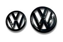Load image into Gallery viewer, VW Golf 6 - Base, GTI, R - Gloss Black Emblem Set (2008-2012)