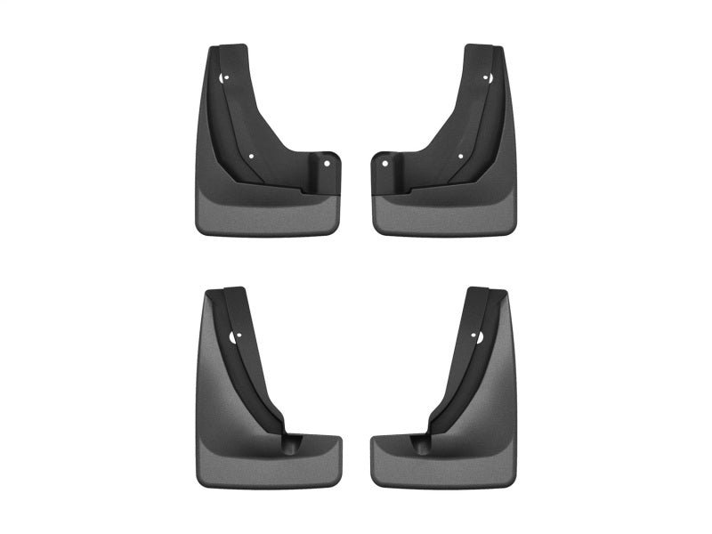 WeatherTech 24-26 Hyundai Santa Fe Front & Rear Mudflaps - Black