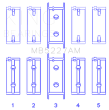 Load image into Gallery viewer, King Engine Bearings Mitsubishi 4G63/4G63T (->92) (Size +0.50mm) Main Bearing Set