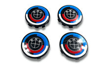 Load image into Gallery viewer, BMW Wheel Caps - Full Carbon Fiber 50th Anniversary Style