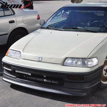 Load image into Gallery viewer, 1988-1991 Honda CRX CS Style Unpainted Front Bumper Lip Spoiler PU