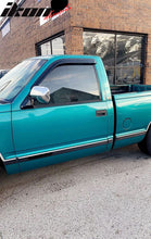 Load image into Gallery viewer, 1988-1998 Chevy GMC C1500 K1500 Slim Style Smoke Window Visors Acrylic