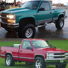 Load image into Gallery viewer, 1988-1998 Chevy GMC C1500 K1500 Slim Style Smoke Window Visors Acrylic