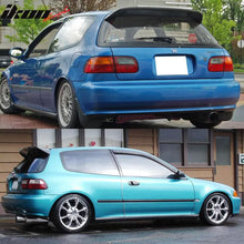 Load image into Gallery viewer, 1992-1995 Honda Civic Duckbill Matte Black Rear Roof Spoiler Wing ABS