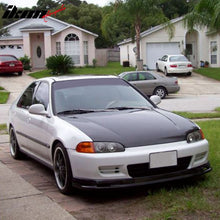 Load image into Gallery viewer, 1992-1995 Honda Civic Sedan 4-Door Unpainted Front Lip Splitter PU