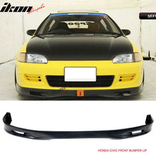 Load image into Gallery viewer, 1992-1995 Civic PU Spoon Style Unpainted Black Front Bumper Lip PU