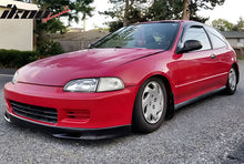 Load image into Gallery viewer, 1992-1995 Civic PU Spoon Style Unpainted Black Front Bumper Lip PU