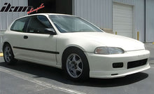 Load image into Gallery viewer, 1992-1995 Civic PU Spoon Style Unpainted Black Front Bumper Lip PU